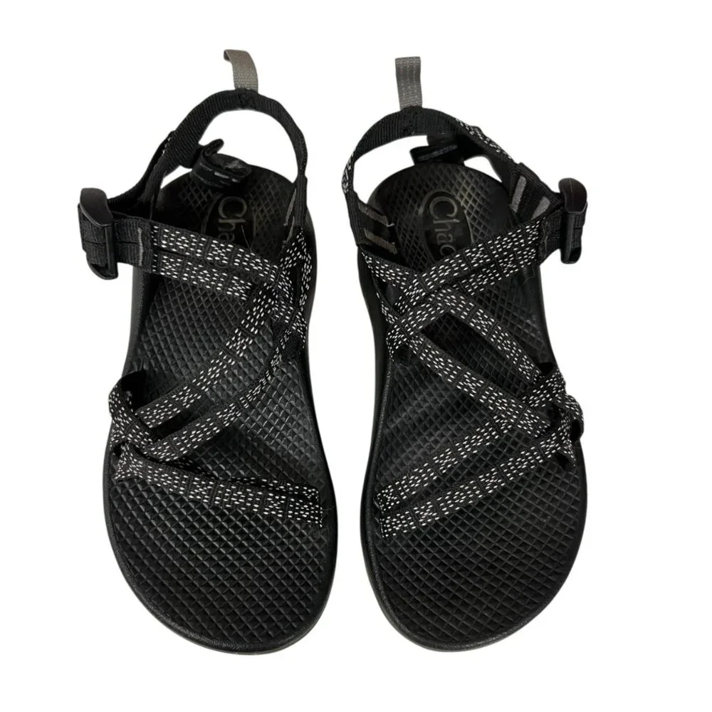 Chaco Kids Adjustable Strappy Athletic Sandals Black Size 2